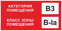 Знак категории помещения по взрывопожарной и пожарной опасности В3_В-Iа