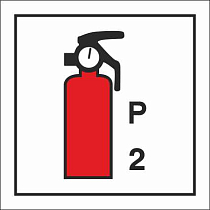 Переносной порошковый огнетушитель (2 кг) (P2)